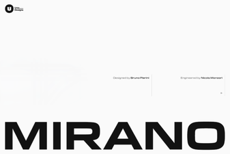 Discover Mirano Extended Font for Bold Modern Designs
