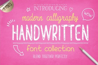 Beautiful Handwritten Font Collection for Creative Designers