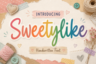 Sweetylike Font: Sweet and Playful Typography for Creative Projects